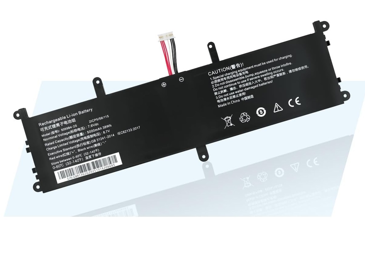 (obrázek pro) 5059B4-2S Chuwi GemiBook 13.3 Inch CWI528, Pro 14 CWI529 7.6V 38Wh kompatibilní baterie