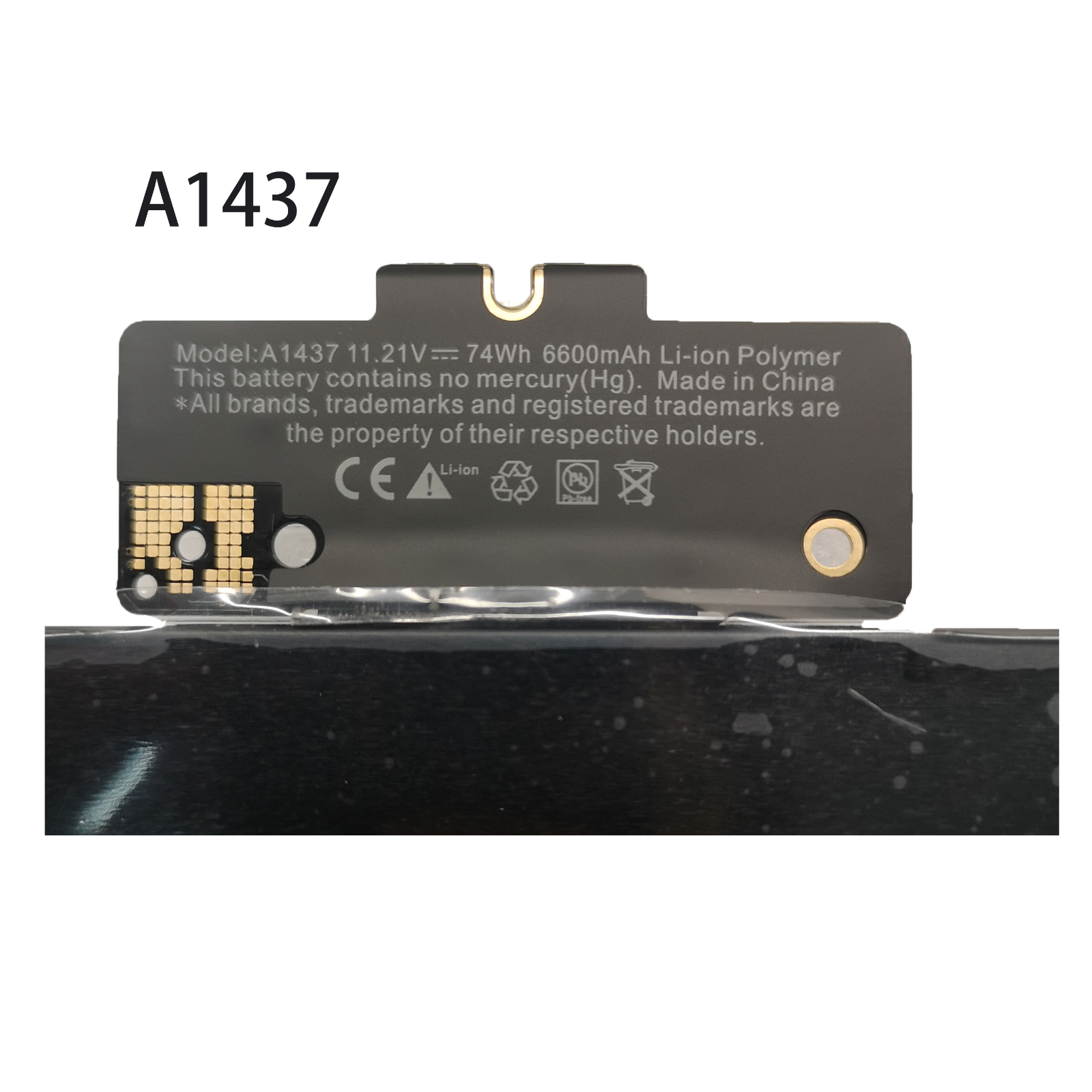 A1437 Apple A1425 (Late 2012), Retina MD101 MD101LL/A kompatibilní baterie - Kliknutím na obrázek zavřete