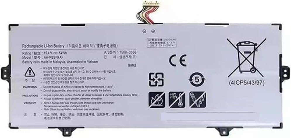 (obrázek pro) AA-PBSN4AF AAPBSN4AF Samsung Notebook 9 Pen 13 Inch NP930SBE NT930SBE kompatibilní baterie