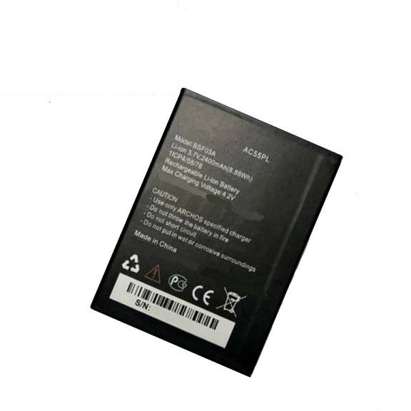 AC55PL BSF03A ARCHOS 55 PLATINUM Handy Smartphone 2400mah kompatibilní baterie