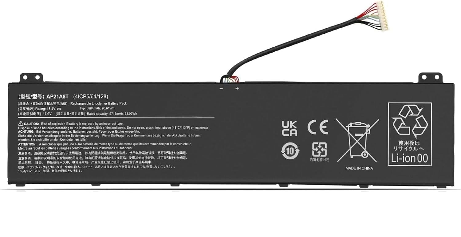 (obrázek pro) AP21A5T Acer Predator Helios 300 PH315 PH317 PH315-54 PH315-55 PH317-56 PH317-56 kompatibilní baterie