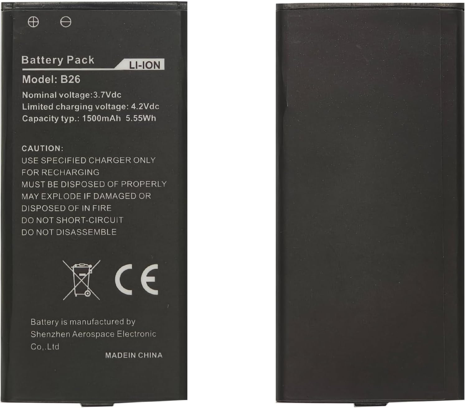 (obrázek pro) 3.7V 1500mAh B26 for Caterpillar Phone kompatibilní baterie