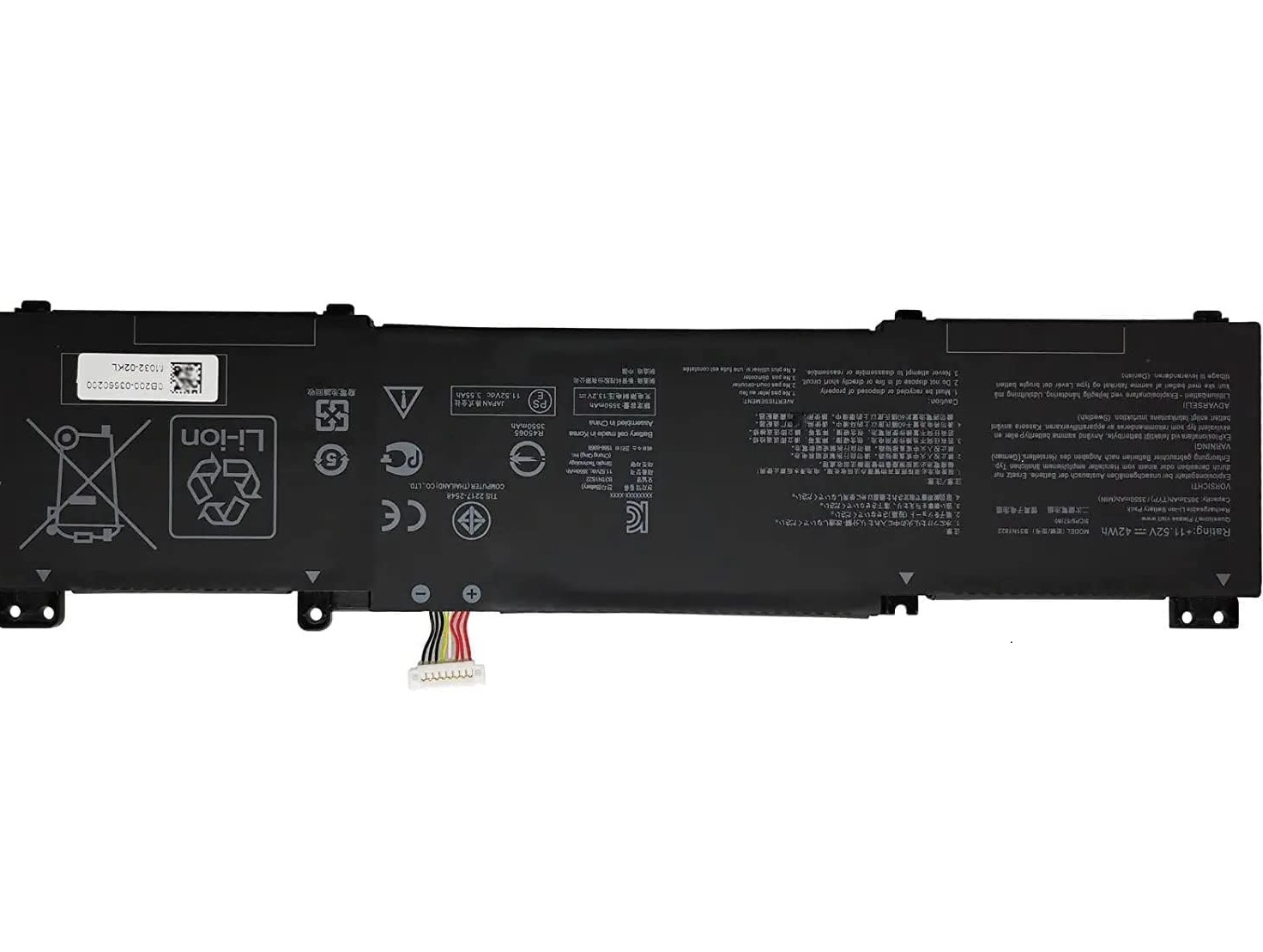 (obrázek pro) B31N1822 B31Bi2H 0B200-03220000 ASUS UM462DA UX462DA UX462D kompatibilní baterie
