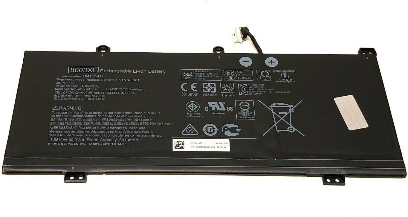 (obrázek pro) BC03XL HSTNN-LB8T L84398-005 HP Chromebook x360 14c-ca kompatibilní baterie