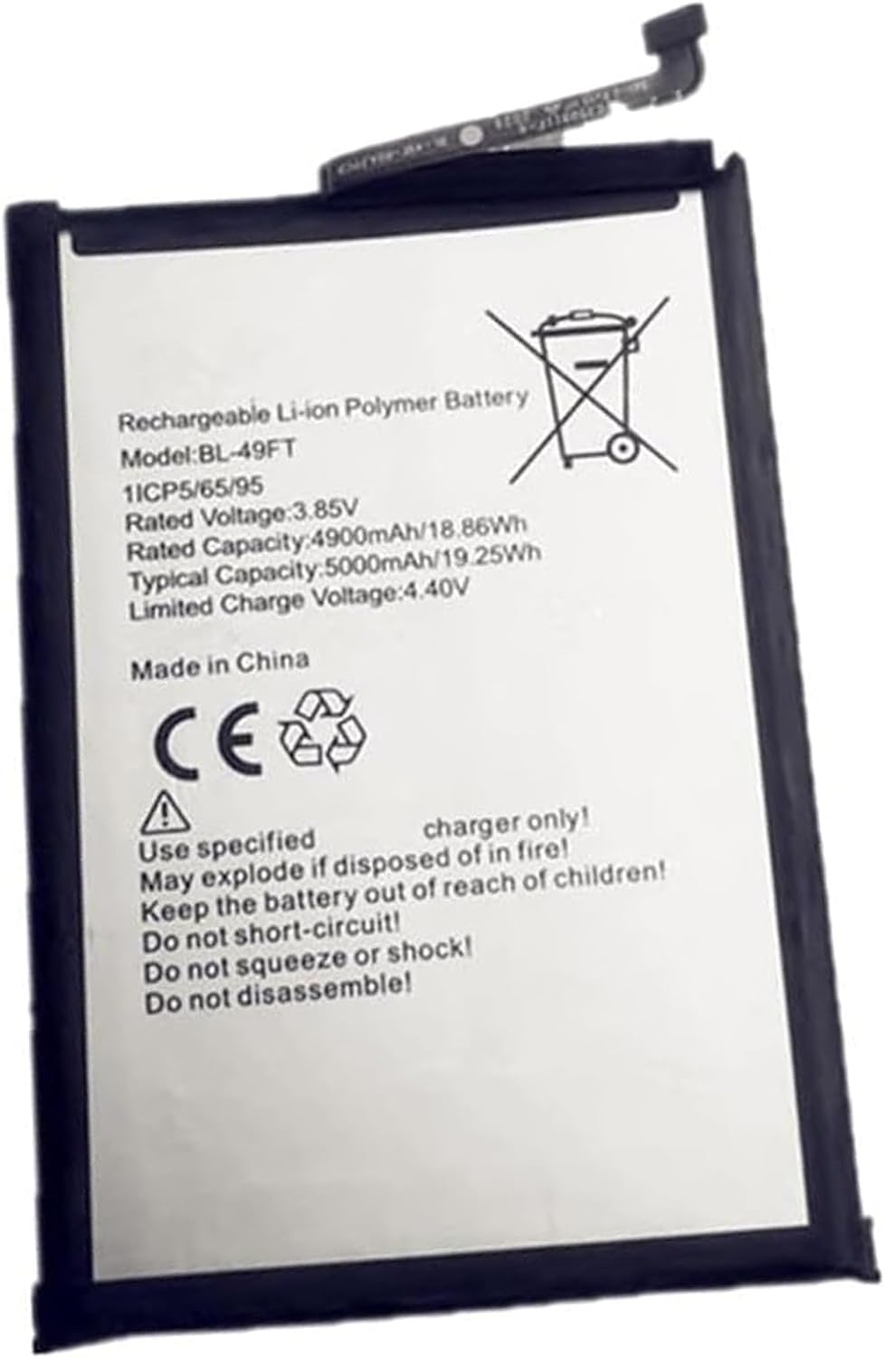 (obrázek pro) Tecno Camon 15 Spark5 Air POP 4 Spark 5 Spark5 Pro BL-49FT kompatibilní baterie