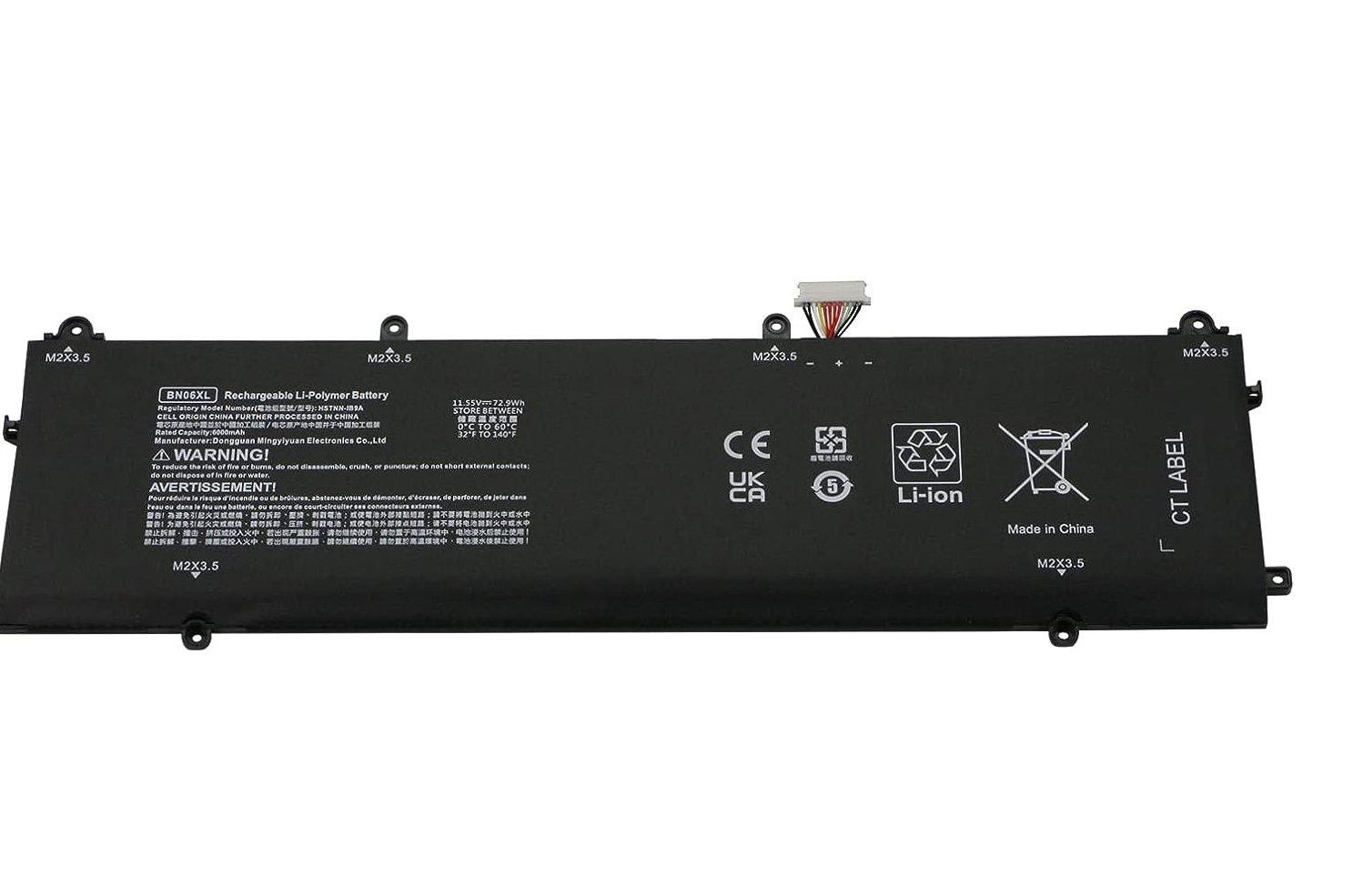BN06XL HP Spectre X360 15-EB0083NR BN06072XL L68235-1C1 HSTNN-IB9A 9A 68299-0055 kompatibilní baterie
