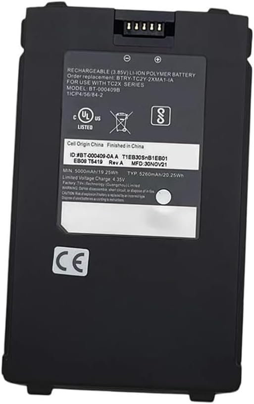 (obrázek pro) BT-000409A BTRY-TC2Y-1XMA1-01 Zebra TC21 TC26 kompatibilní baterie