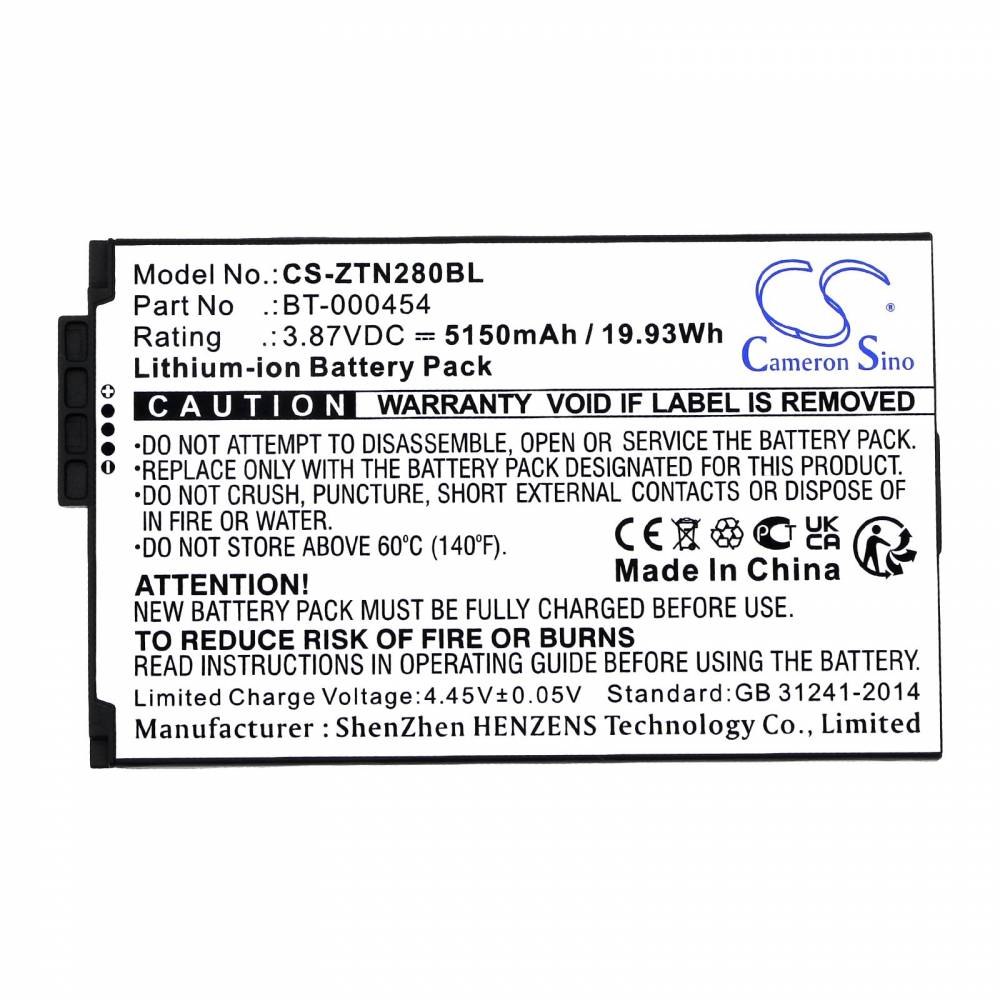 (obrázek pro) BT-000454 Zebra BTRY-TC1X-1XMA1-1A Zebra TC15 TN28 U30 kompatibilní baterie