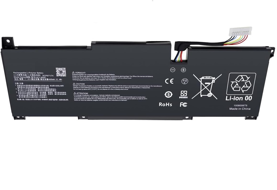 (obrázek pro) BTY-M491 MSI Modern 15 A11M MS-1552 15M A11SDK A11UEKV 11.4V kompatibilní baterie