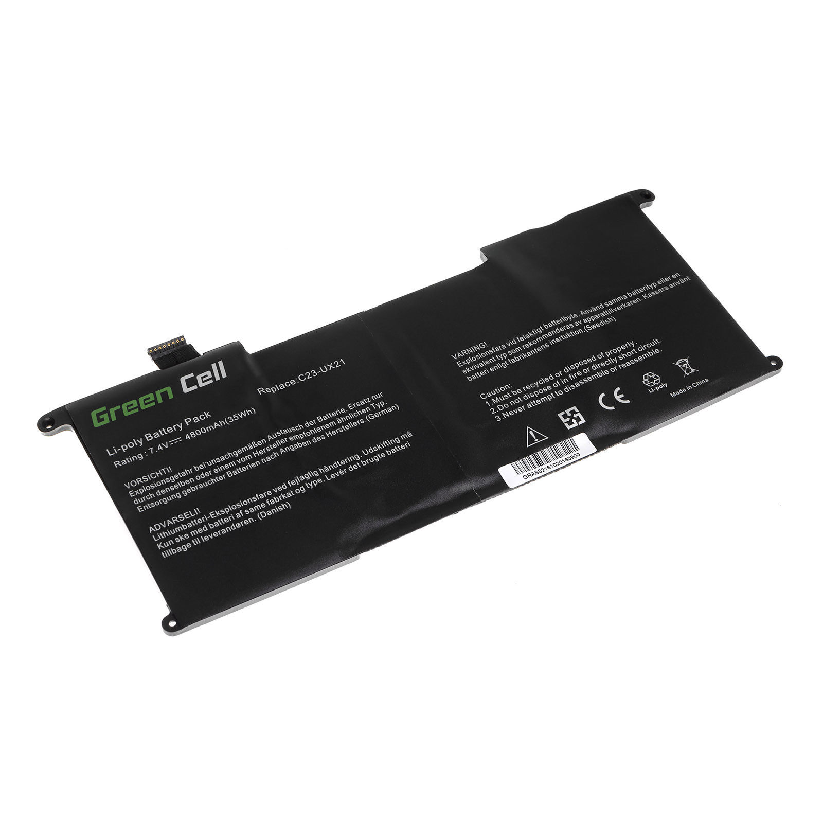 Asus ZenBook UX21A-1AK3 UX21A-K1004H UX21A-K1009H kompatibilní baterie - Kliknutím na obrázek zavřete
