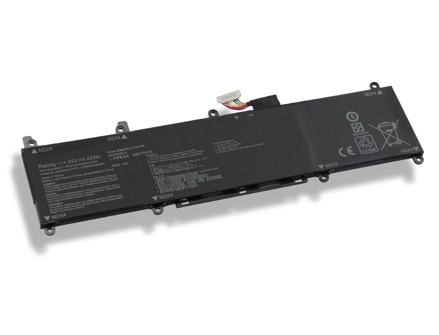 (obrázek pro) C31N1806 C31PIJ1 ASUS VivoBook S13 X330UA X330UN X330FA X330FL X330FN kompatibilní baterie