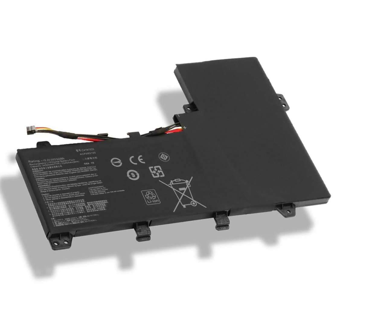 (obrázek pro) C41N1533 Asus ZenBook Flip Q524UQ BBI7T14 UX560UQ UX560UX Zenfone Flip UX560UX FJ020R FZ017T 0B200-02010200 kompatibilní baterie
