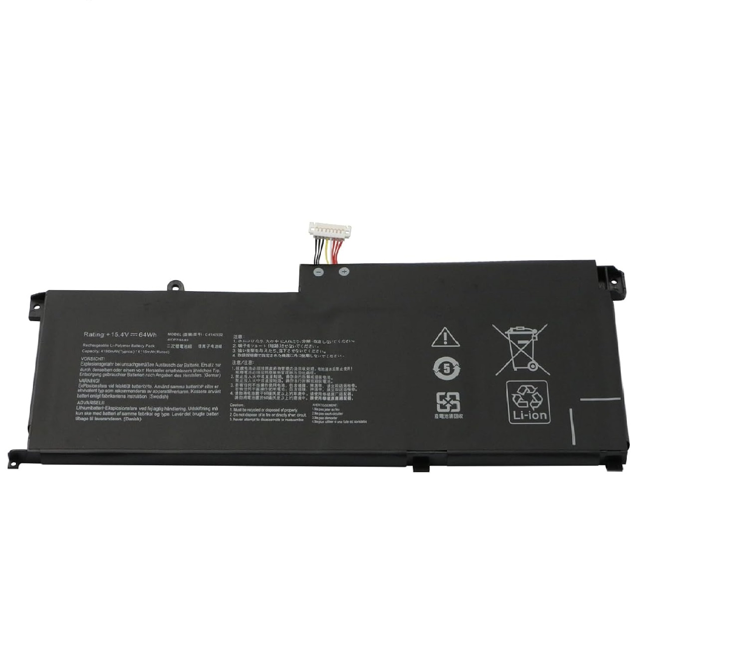 (obrázek pro) C41N2002 Asus ZenBook Pro 15 UX535 UX535LH-BN033 UX535LH-KJ188 UX535LH-KJ188T UX535LH-BH74 UX535LtaXH-BN002T kompatibilní baterie