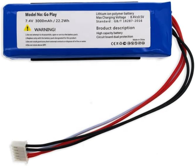 (obrázek pro) 7.4V 3000mAh CP-HK06 GSP1029102 01 Harman/Kardon Go Play, Go Play Mini, GO+ Play kompatibilní baterie