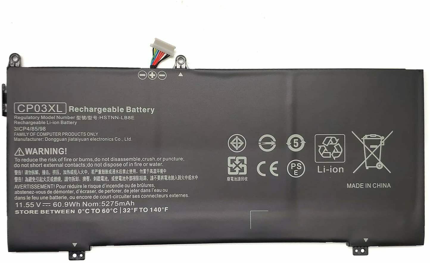 CP03XL HP Specter X360 13 929066-421 929072-855 TPN-Q199 HSTNN-LB8E kompatibilní baterie