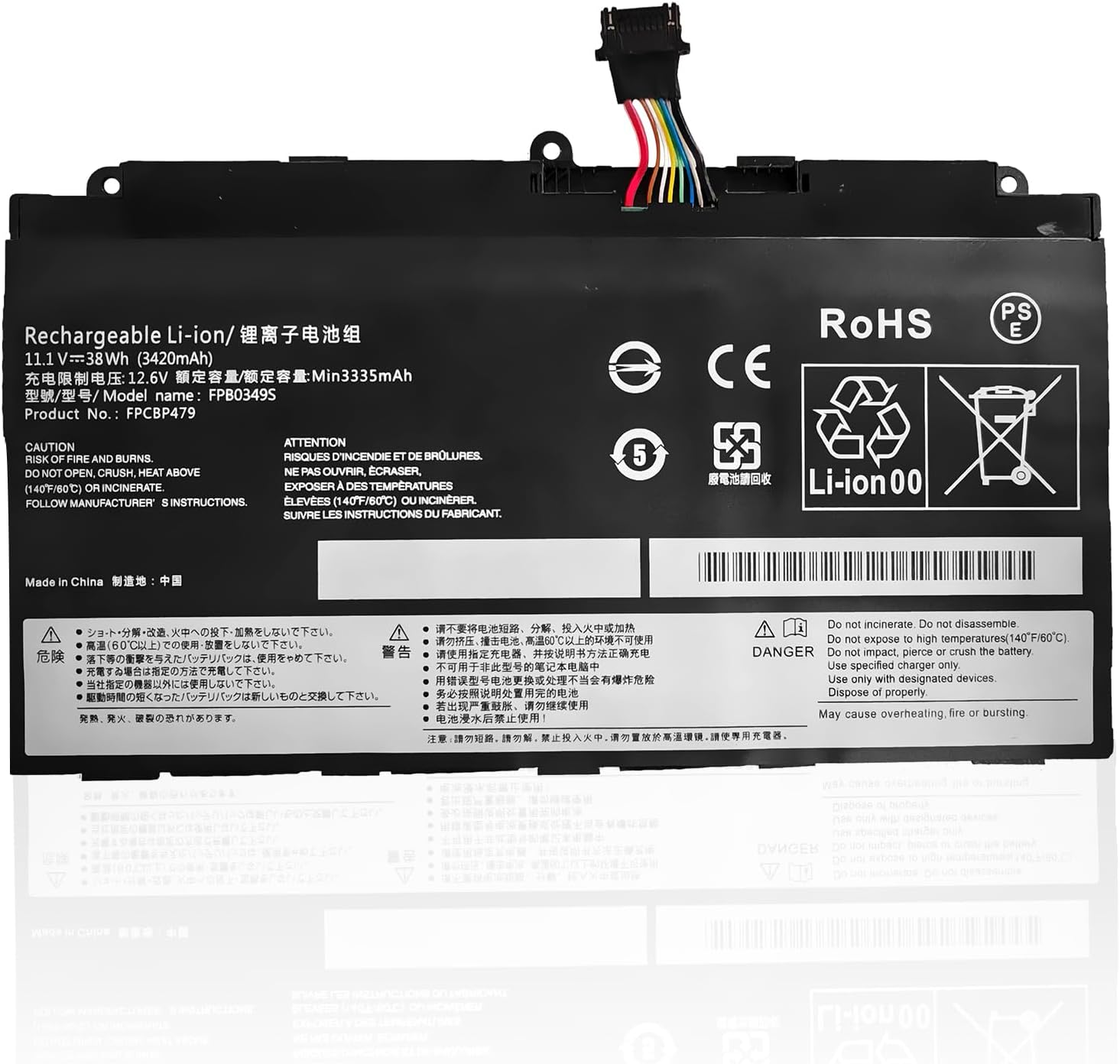 (obrázek pro) FPCBP479 FPB0326S FPB0349S FUJITSU Stylistic Q616 Q665 Q738 Q739 CP690859 kompatibilní baterie