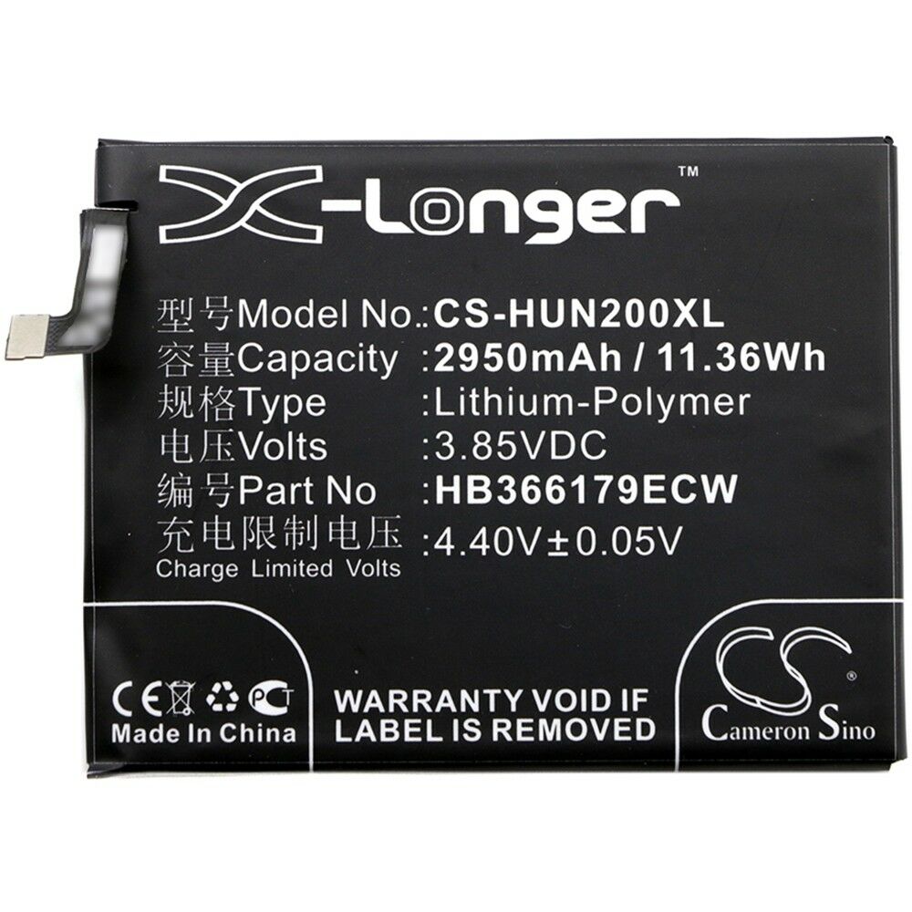 Li-Polymer Huawei Nova 2 II PIC-AL00 TL00 HB366179ECW 2950mAh kompatibilní baterie - Kliknutím na obrázek zavřete