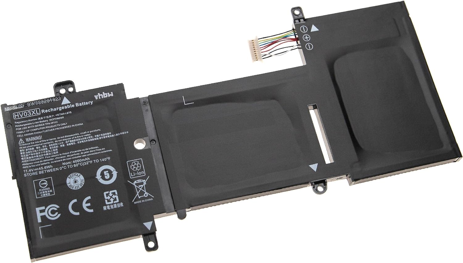 (obrázek pro) HV03XL HP X360 310 G2 HSTNN-LB7B TPN-W112 818418-421 817184-005 kompatibilní baterie