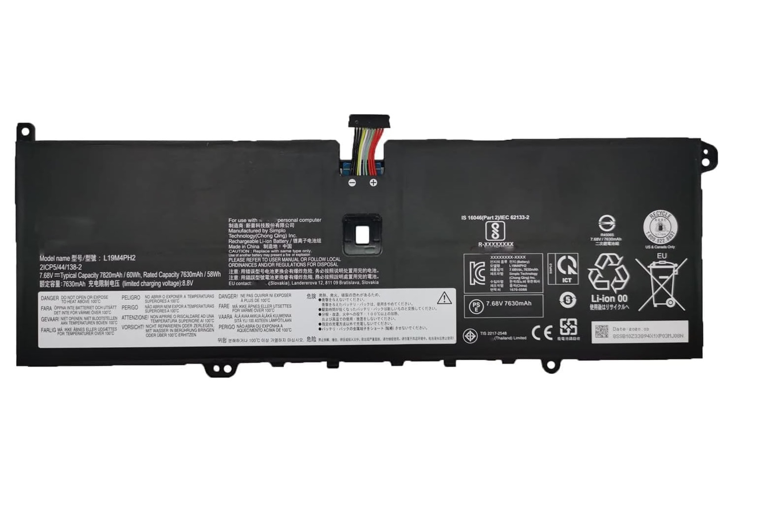 (obrázek pro) L19M4PH2 L19C4PH2 Lenovo Ideapad Yoga 9-14ITL5 82BG kompatibilní baterie