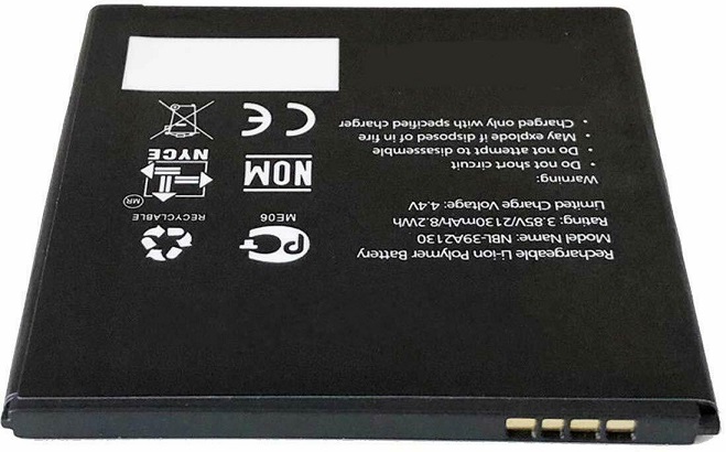 (obrázek pro) 2130mAh 3.85V NBL-39A2130 TP-LINK Neffos Y5 TP802A TP802A-3 Li-ion kompatibilní baterie