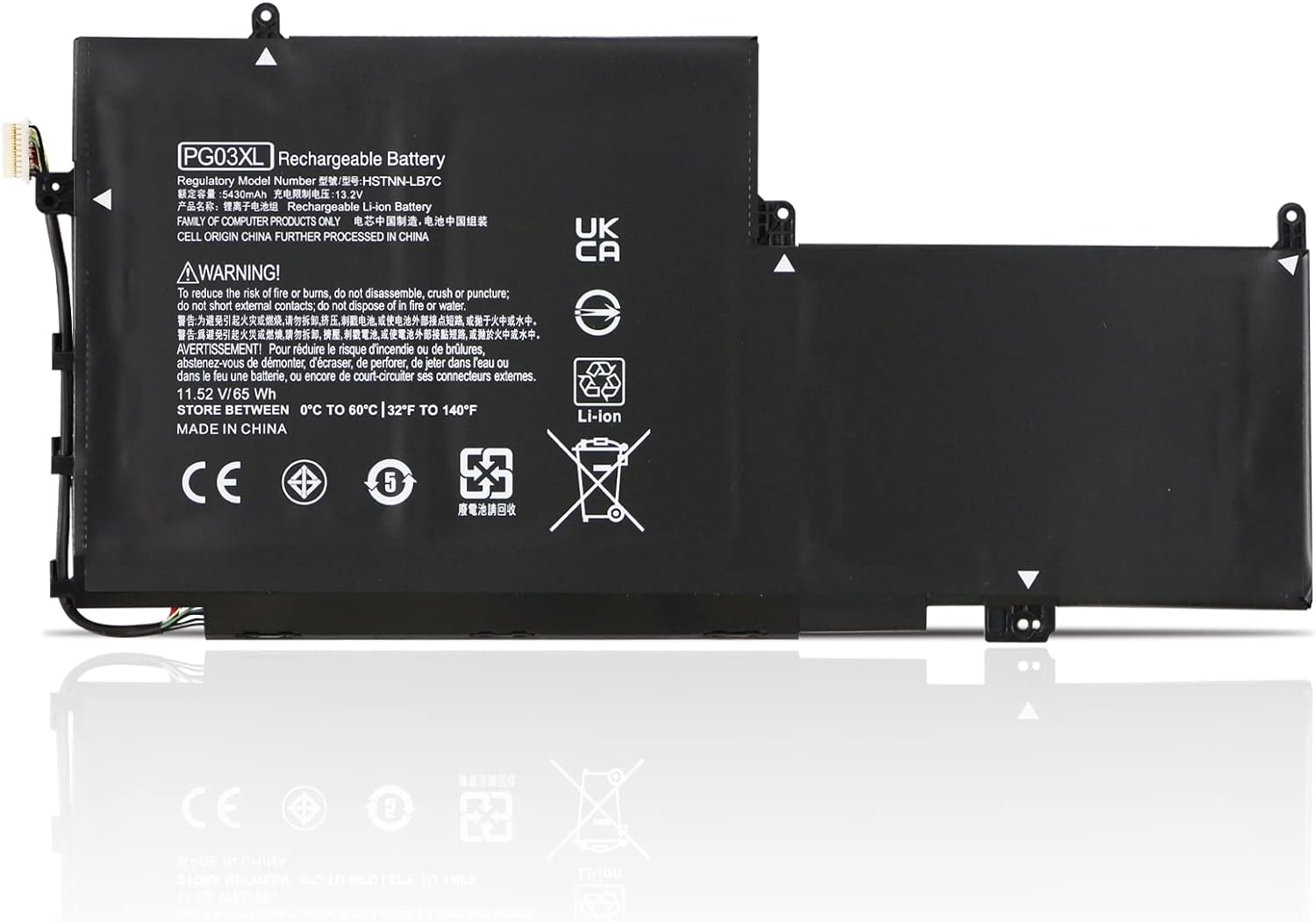 (obrázek pro) HP Spectre X360 15 AP011DX 15-AP000 AP000NA AP000NF AP000NX PGO3XL 831532-421,422 831758-005 HSTNN-LB7C kompatibilní baterie