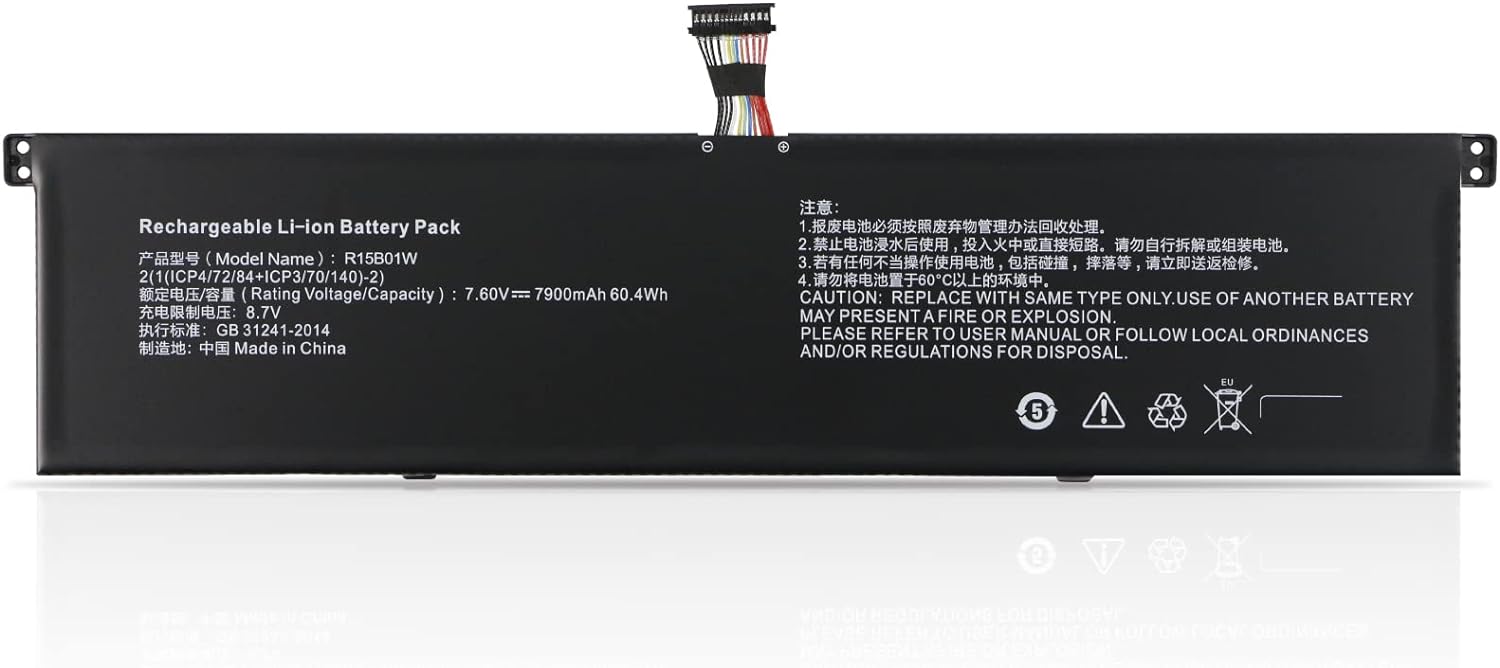 (obrázek pro) R15B01W R15BO1W Xiaomi Pro 15.6 Inch Series kompatibilní baterie