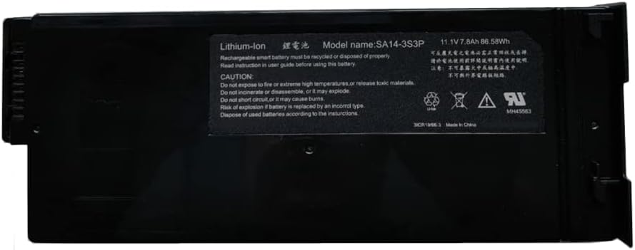(obrázek pro) DurabooK SA14-3S3P 3ICR19/66-3 11.1V Durabook SA14 kompatibilní baterie