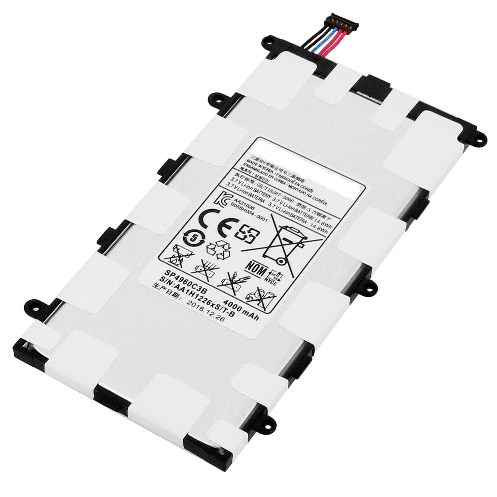 Modal Additional Images for SP4960C3B Samsung Galaxy Tab 2 7.0 Inch WiFi MX70 P3100 F5189  kompatibilní baterie