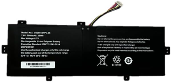 (obrázek pro) U3285131PV-2S1P GSP3285131 U3285131-2S Smartbook 141 C7 PSB141CO7 10-Pin 9-Line kompatibilní baterie