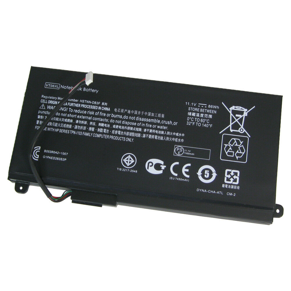 HP Envy 17-3000 Series VT06XL HSTNN-DB3F,HSTNN-IB3F,TPN-1103 kompatibilní baterie