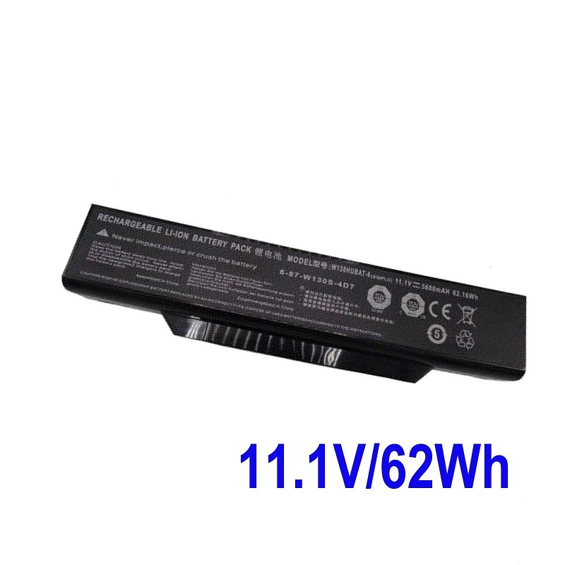 W130HUBAT-6 6-87-W130S-4D7 Clevo W130EV W130EW W130EX W130HU W130HV kompatibilní baterie