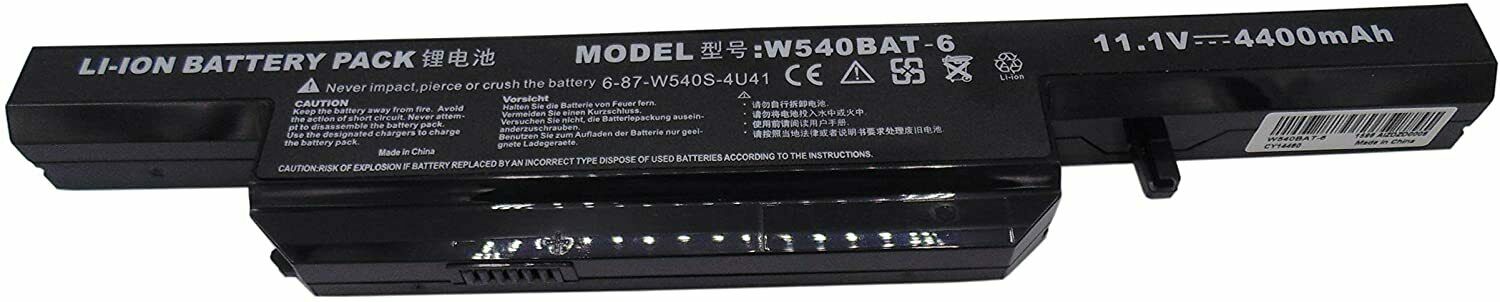 W540BAT-6 6-87-W540S-427 CLEVO W550SU W550EU W550TU kompatibilní baterie - Kliknutím na obrázek zavřete