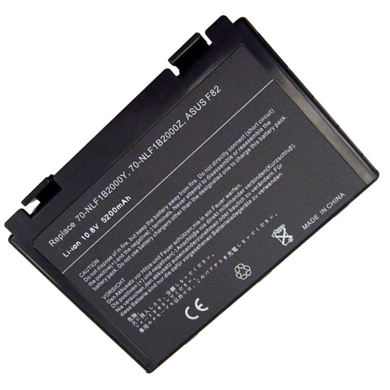 Asus X8A X8B F52 F82 K40 K50 K51 K61 K70 X50 X5E X5C X66 A32-F82 kompatibilní baterie